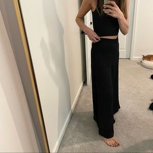 URBAN OUTFITTERS Black Wide Leg Pants